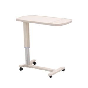 Pneumatic Dining Table ABS Hospital Overbed Table